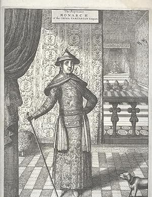 Bild des Verkufers fr The Supreame Monarch of the China-Tartarian Empire. Engraving zum Verkauf von Antipodean Books, Maps & Prints, ABAA