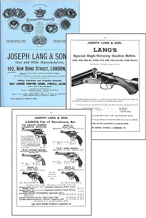 Joseph Lang & Son, Ld - Circa 1905 - Gun and Rifle Manufacturers ( Gun Catalog Reprint )