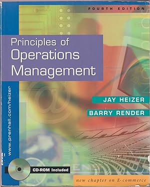 Imagen del vendedor de Principles Of Operations Management a la venta por Jonathan Grobe Books