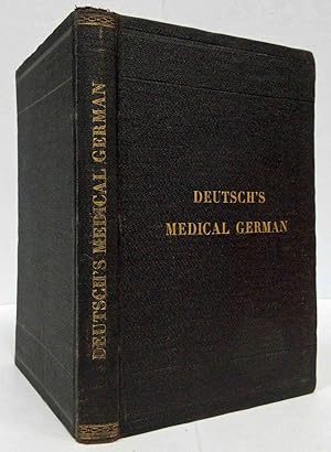 Seller image for MEDICAL GERMAN (1884) A Manual for sale by Nick Bikoff, IOBA