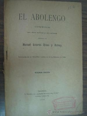 Seller image for EL ABOLENGO for sale by Librera Maestro Gozalbo