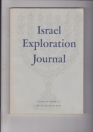 Bild des Verkufers fr ISRAEL EXPLORATION JOURNAL. Volume 30 Numbers 1 & 2 bound as a single volume zum Verkauf von Meir Turner