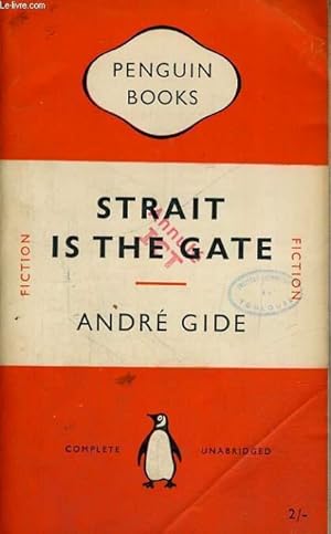 Bild des Verkufers fr STRAIT IN THE GATE zum Verkauf von Le-Livre