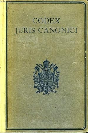Bild des Verkufers fr CODEX IURIS CANONICI zum Verkauf von Le-Livre