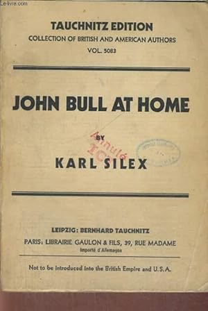 Image du vendeur pour JOHN BULL AT HOME mis en vente par Le-Livre