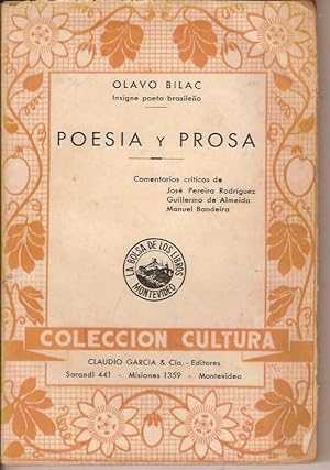 Seller image for POESIA Y PROSA for sale by Gustavo I. Gonzalez
