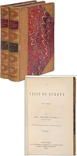 Image du vendeur pour A Visit to Europe in 1851 (Two volume set) mis en vente par Between the Covers-Rare Books, Inc. ABAA