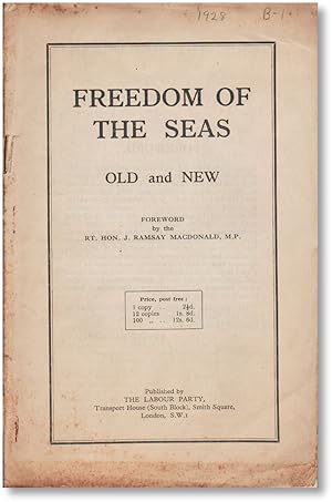 Bild des Verkufers fr Freedom of the Seas: Old and New zum Verkauf von Lorne Bair Rare Books, ABAA