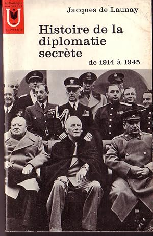 Seller image for HISTOIRE DE LA GUERRE SECRETE DE 1914 A 1945 for sale by Librairie l'Aspidistra