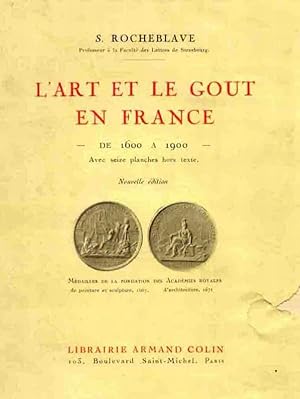 Immagine del venditore per L'Art et le Got en France de 1600  1900 venduto da Librairie L'Ancien Livre