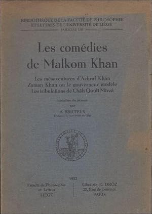 Immagine del venditore per LES COMEDIES DE MALKOM KHAN. venduto da BOOKSELLER  -  ERIK TONEN  BOOKS