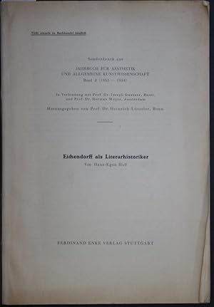 Seller image for Sonderdruck: "Eichendorff als Literarhistoriker". Offprint from: Jahrbuch fr Aesthetik und Allgemeine Kunstwissenschaft Band 2 (1952-1954) for sale by Steven Wolfe Books