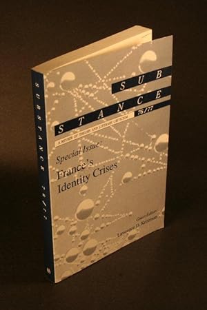 Immagine del venditore per Substance. A Review of Theory and Literary Criticism 76/77: Special Issue - France's Identity Crisis. Volume XXIV, 1-2 venduto da Steven Wolfe Books