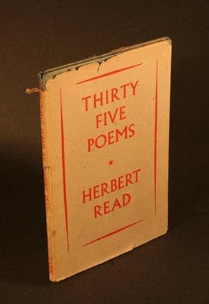 Bild des Verkufers fr Thirty-five poems. zum Verkauf von Steven Wolfe Books
