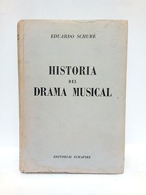 Imagen del vendedor de Historia del drama musical a la venta por Librera Miguel Miranda