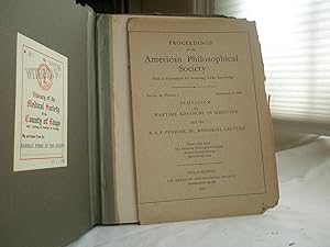 Seller image for Symposium on Wartime Advances in Medicine and the R.A.F. Penrose, Jr. Memorial Lecture for sale by RogerCoyBooks