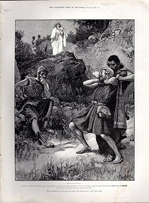 Seller image for PRINT: 'The Wonderful Adventures of Phra the Phoenician'. engraving from The Illustrated News of the World, July 19, 1890 for sale by Dorley House Books, Inc.