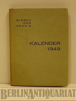 Seller image for Kalender 1949. for sale by BerlinAntiquariat, Karl-Heinz Than