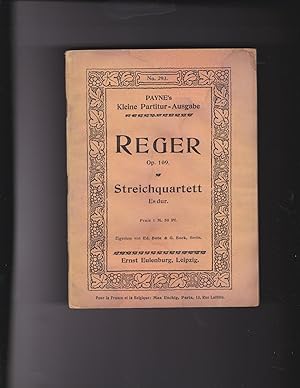 Imagen del vendedor de Payne's Kleine Patitur - Ausgabe Op. 109. Streichquartett Es Dur a la venta por Meir Turner