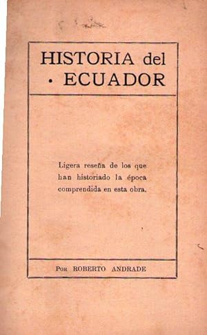 HISTORIA DEL ECUADOR. (7 tomos)