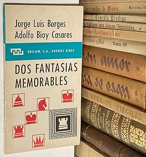 Imagen del vendedor de Dos fantasas memorables. Edicin, notas y bibliografa de Horacio Jorge Becco. a la venta por LIBRERA DEL PRADO