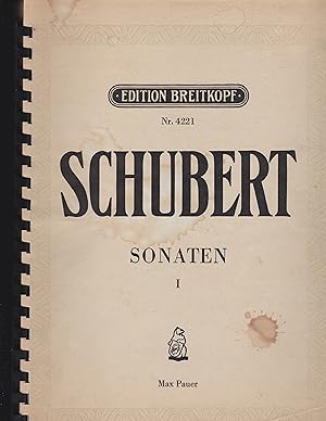 Imagen del vendedor de Franz Schubert klavier-Werke Pianoforte Works SONATEN I [volume 1] a la venta por Meir Turner