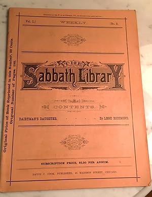 Imagen del vendedor de Sabbath Library, The; Weekly:Vol 1 no 3 Dairyman's Daughter a la venta por Henry E. Lehrich