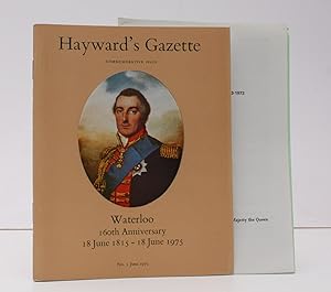 Imagen del vendedor de Waterloo 160th Anniversary Commemorative Issue. Commemorative Issue. Waterloo. 160th Anniversary. 18 June 1815 - 18 June 1975. a la venta por Island Books