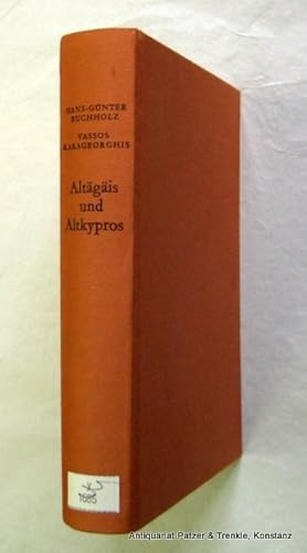 Image du vendeur pour Altgis und Altkypros. Tbingen, Wasmuth, 1971. Gr.-8vo. Mit zahlreichen, teils farbigen fotografischen Abbildungen u. Illustrationen im Text. 516 S. Or.-Lwd.; Rcken mit Bibliothekssignatur. (ISBN 3803010004). mis en vente par Jrgen Patzer