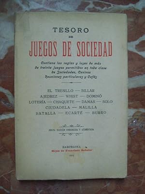 TESORO DE JUEGOS DE SOCIEDAD