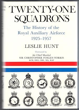 Seller image for Twenty-One Squadrons : The History of the Royal Auxilliary Force, 1925-1957 for sale by Michael Moons Bookshop, PBFA