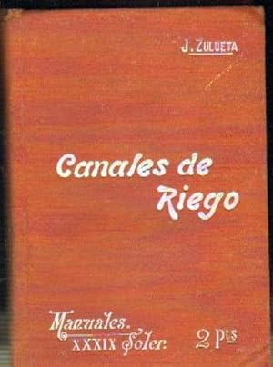 CANALES DE RIEGO