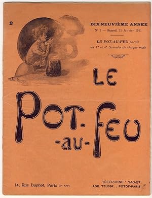 Le Pot-au-Feu. Dix-neuvième année. N°2 - Samedi 21 Janvier 1911