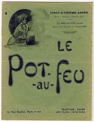 Le Pot-au-Feu. Vingt-et-unième année. N°3 - Samedi 1er Février 1913