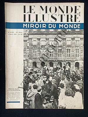LE MONDE ILLUSTRE-MIROIR DU MONDE-N°4256-12 AOUT 1939