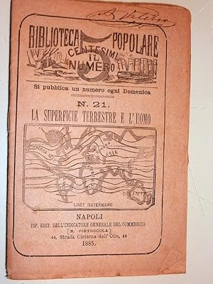 "Biblioteca Popolare n.° 21 - LA SUPERFICE TERRESTRE E L'UOMO"