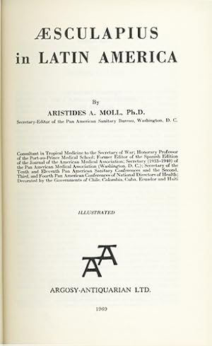 Bild des Verkufers fr Aesculapius in Latin America zum Verkauf von Kaaterskill Books, ABAA/ILAB