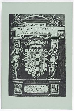 Seller image for El Macabeo. Poema Heroico for sale by ERIC CHAIM KLINE, BOOKSELLER (ABAA ILAB)