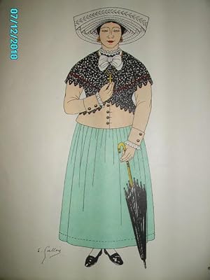 Immagine del venditore per AUNIS,LA ROCHELLE,GRAVURE:COSTUMES DES PROVINCES FRANCAISES(XVIIIe-XIXe) venduto da Bibliofolie