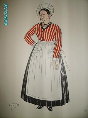 Immagine del venditore per MAINE,GRAVURE:COSTUMES DES PROVINCES FRANCAISES(XVIIIe-XIXe) venduto da Bibliofolie