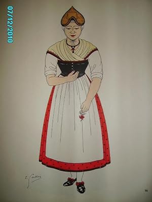 Immagine del venditore per NIVERNAIS,GRAVURE:COSTUMES DES PROVINCES FRANCAISES(XVIIIe-XIXe) venduto da Bibliofolie