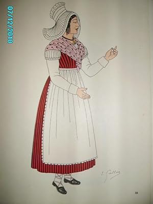 Immagine del venditore per ORLEANAIS,EURE-ET-LOIR,GRAVURE:COSTUMES DES PROVINCES FRANCAISES(XVIIIe-XIXe) venduto da Bibliofolie