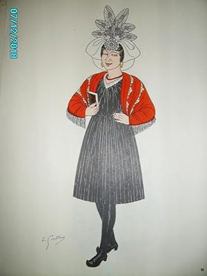 Immagine del venditore per POITOU,LES SABLES-D'OLONNE,GRAVURE:COSTUMES DES PROVINCES FRANCAISES(XVIIIe-XIXe) venduto da Bibliofolie