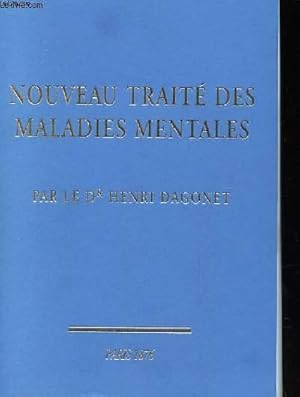 Bild des Verkufers fr NOUVEAU TRAITE DES MALADIES MENTALES REPRINT DE 1876 zum Verkauf von Le-Livre
