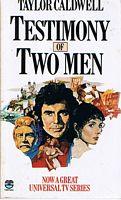 Imagen del vendedor de TESTIMONY OF TWO MEN a la venta por Sugen & Co.