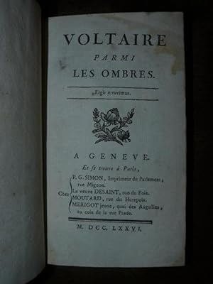 Voltaire parmi les ombres