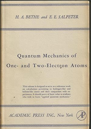 Quantum Mechanics of One- and Two-Election Atoms.