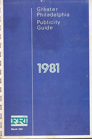 Imagen del vendedor de Greater Philadelphia Publicity Guide 1981 a la venta por Bookshop Baltimore