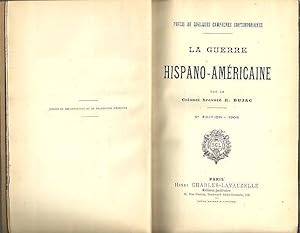 Imagen del vendedor de LA GUERRE HISPANO-AMERICAINE. a la venta por Librera Javier Fernndez