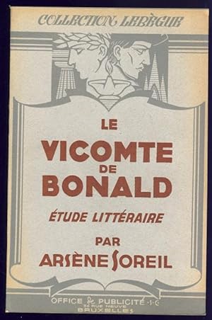 Etude littéraire sur le vicomte de Bonald
